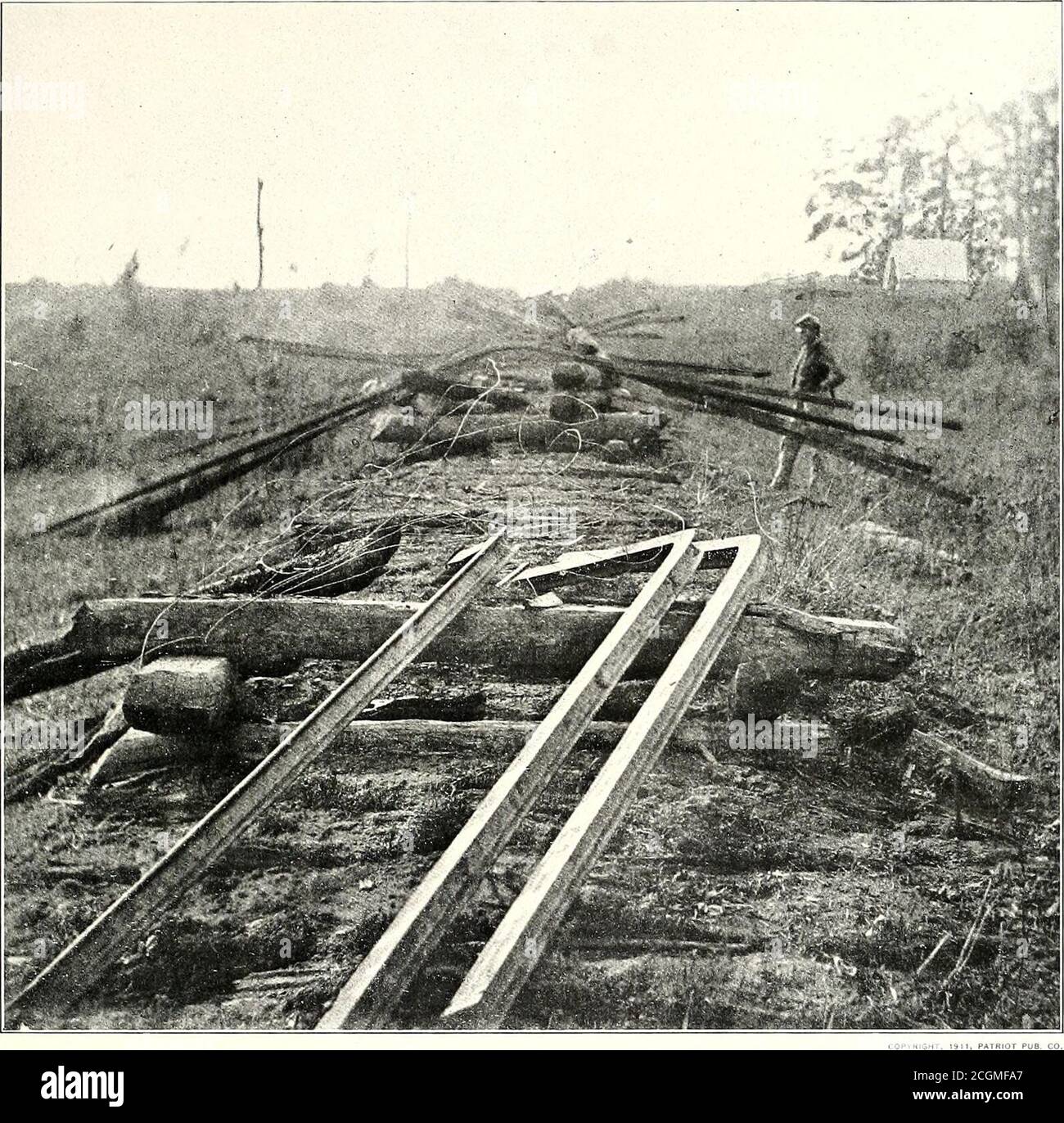 Civil war telegraph lines hi-res stock photography and images - Alamy