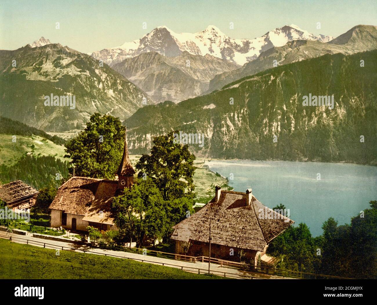 Beatenburg (i.e., Beatenberg), the church, Bernese Oberland, Switzerland main image 1