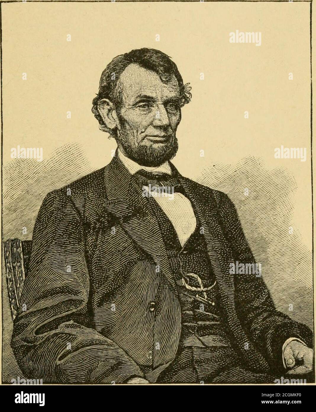 . Popular history of the civil war . this year, asusual; but, when Abraham Lincoln received the election tothat office, the clamor which followed was any thing butsisterly. No sooner was the news sent over the telegraph-wires than South Carolina, always a Httle hot-tempered andwilful, flew into a rage. Every free State, excepting NewJersey, had given her voice for Mr. Lincoln; and even shegave him more than half her votes. For a great many years, almost all the years of theRepublic, the Southern States had exercised a powerfulinfluence in the government. Now, for the first time, theNorthern St Stock Photo