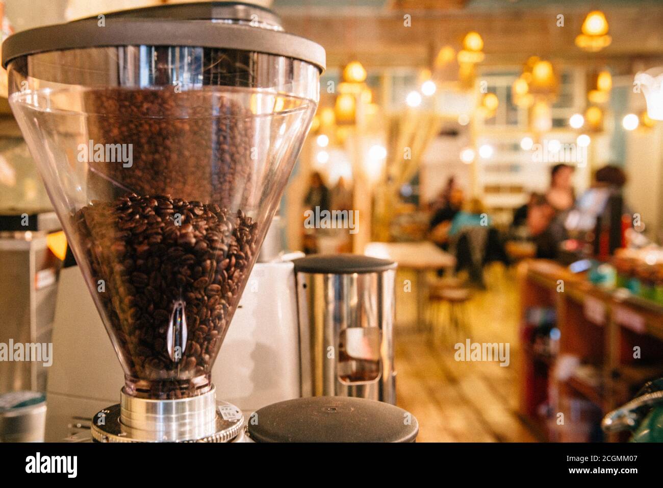 Artisan Coffee school and cafe Stock Photo