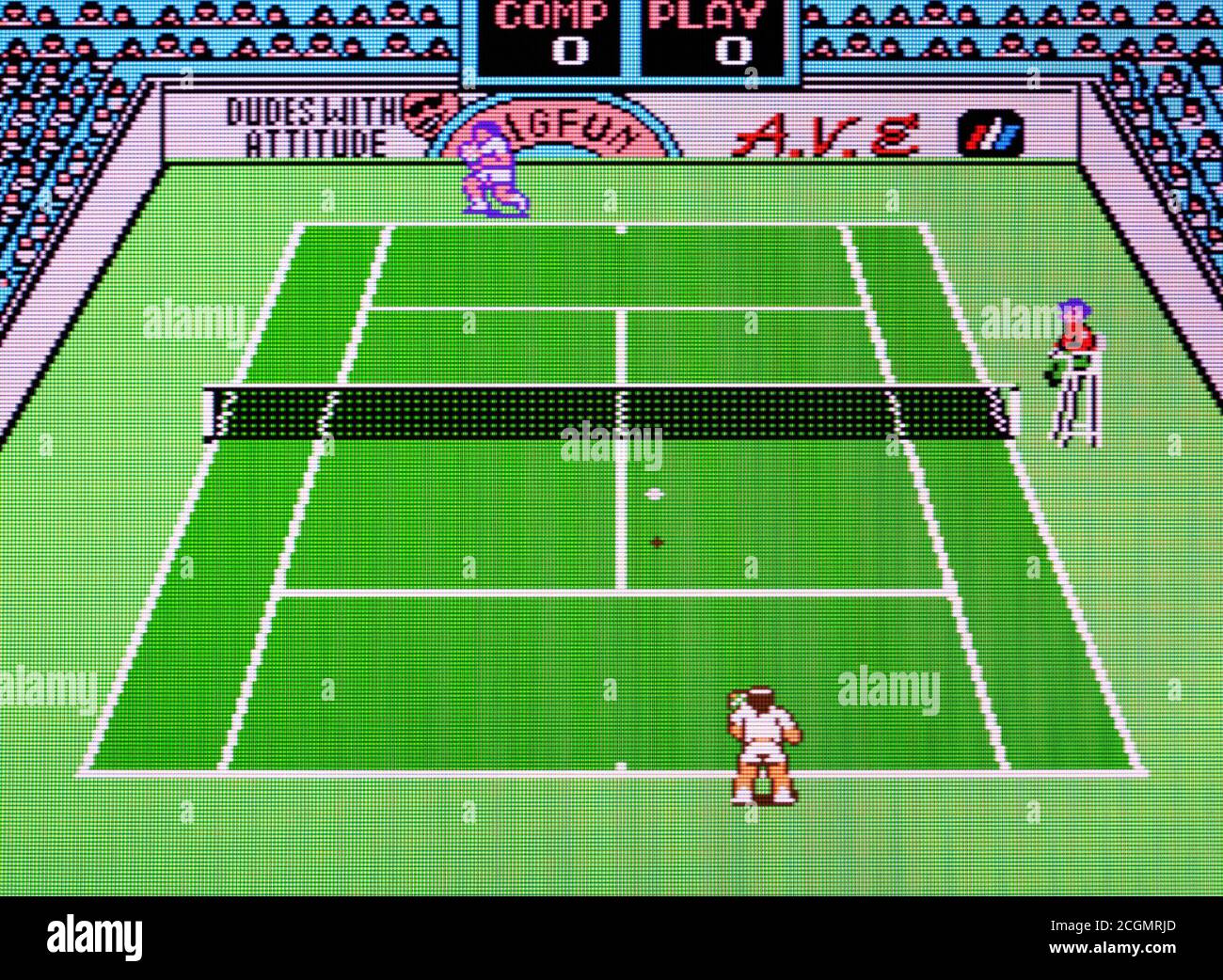 Rad Racket Deluxe Tennis - Nintendo Entertainment System - NES Videogame -  Editorial use only Stock Photo - Alamy