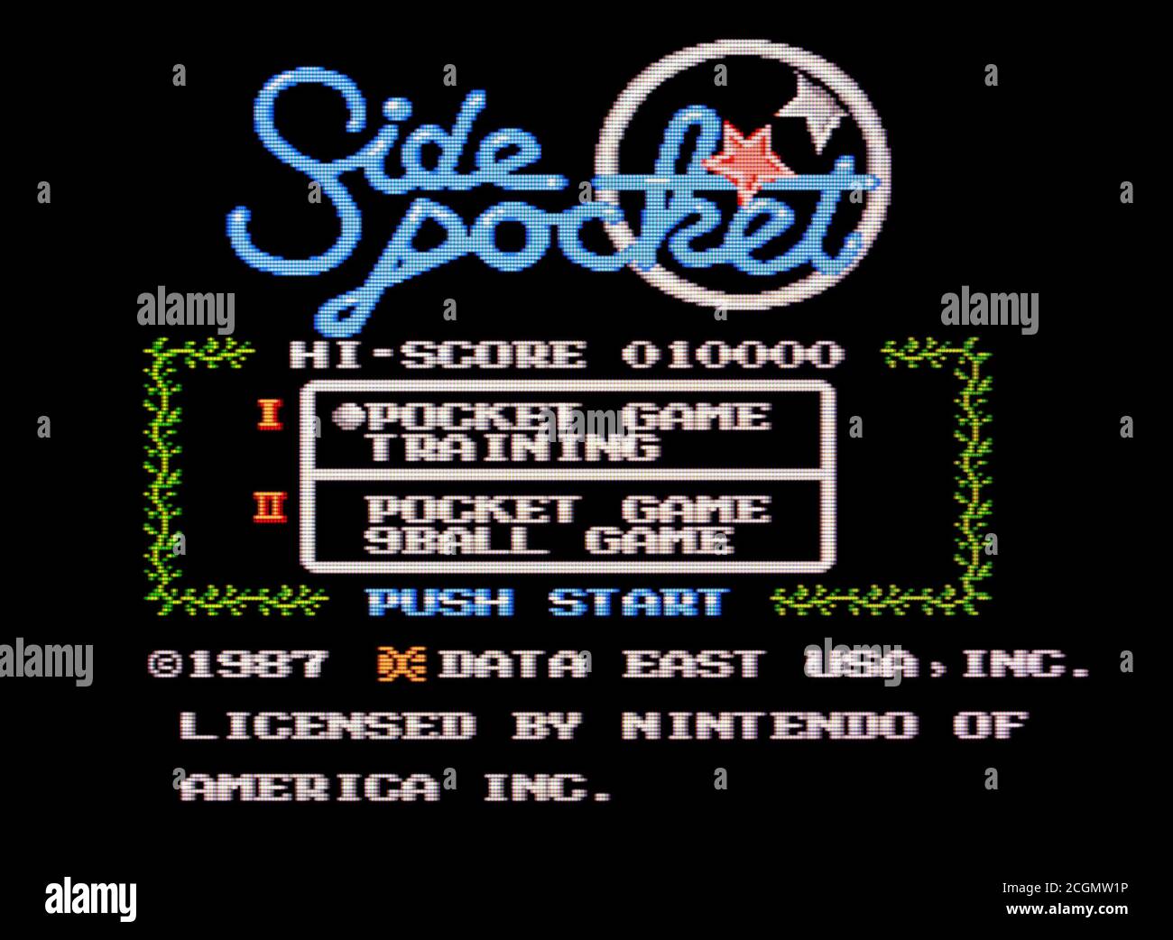 Side Pocket - Nintendo Entertainment System - NES Videogame - Editorial use  only Stock Photo - Alamy