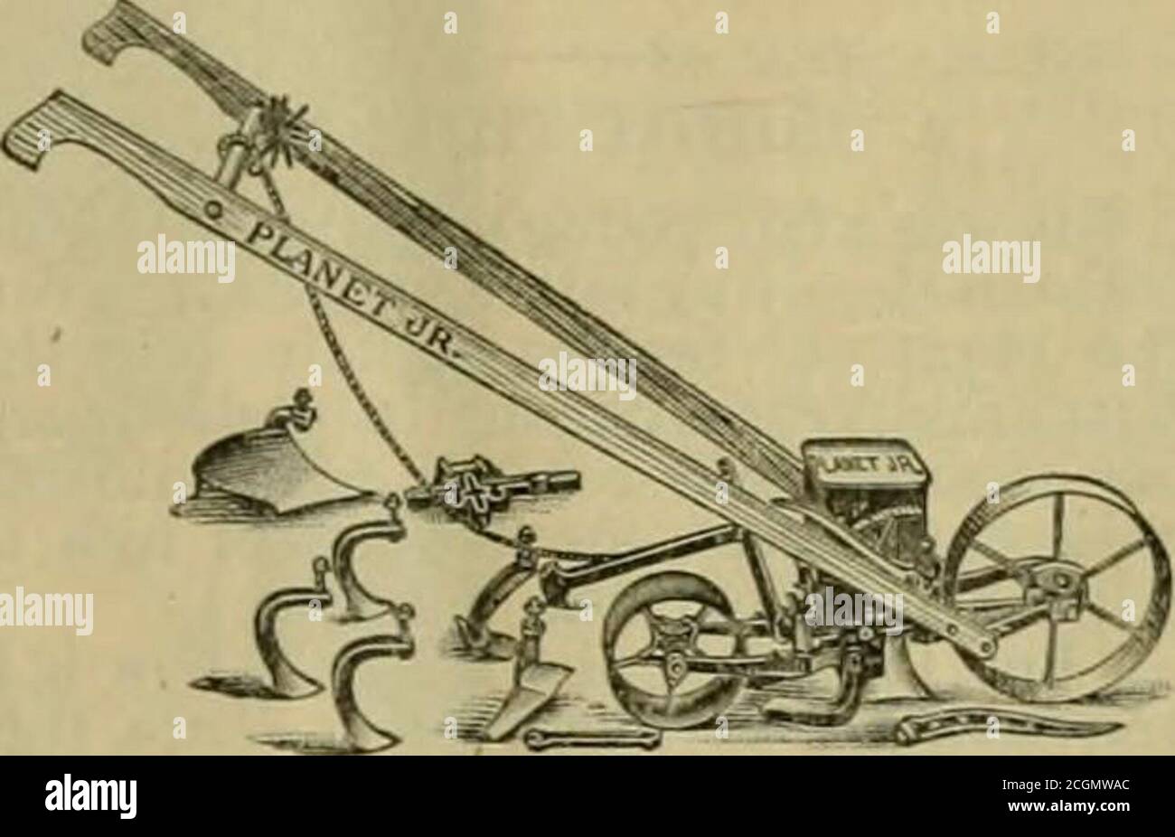 Planet Jr No 3 Seeder At Work In The Market Garden Planet Jr No 12 Double Wheel Hoe Cultivator And Plow Price 6 50 Steel Frame 14 Inch Steel Wheels Stock Photo Alamy