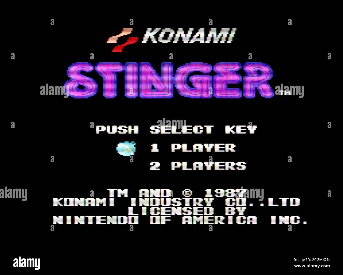 Stinger Nintendo Entertainment System NES Videogame Editorial use
