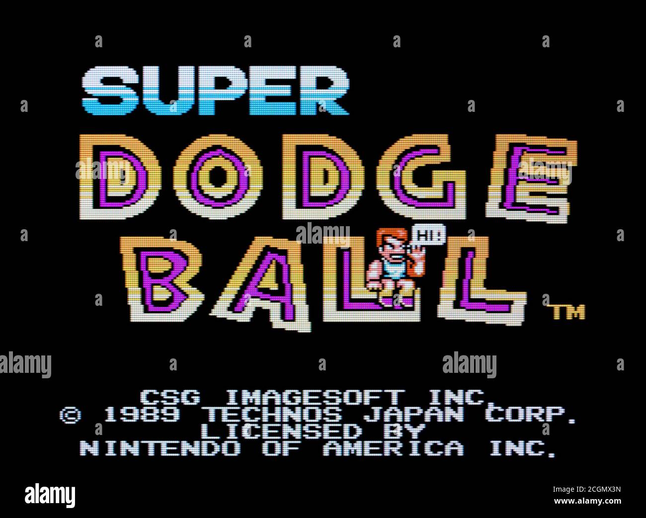 Super Dodge Ball Nintendo Entertainment System NES Videogame