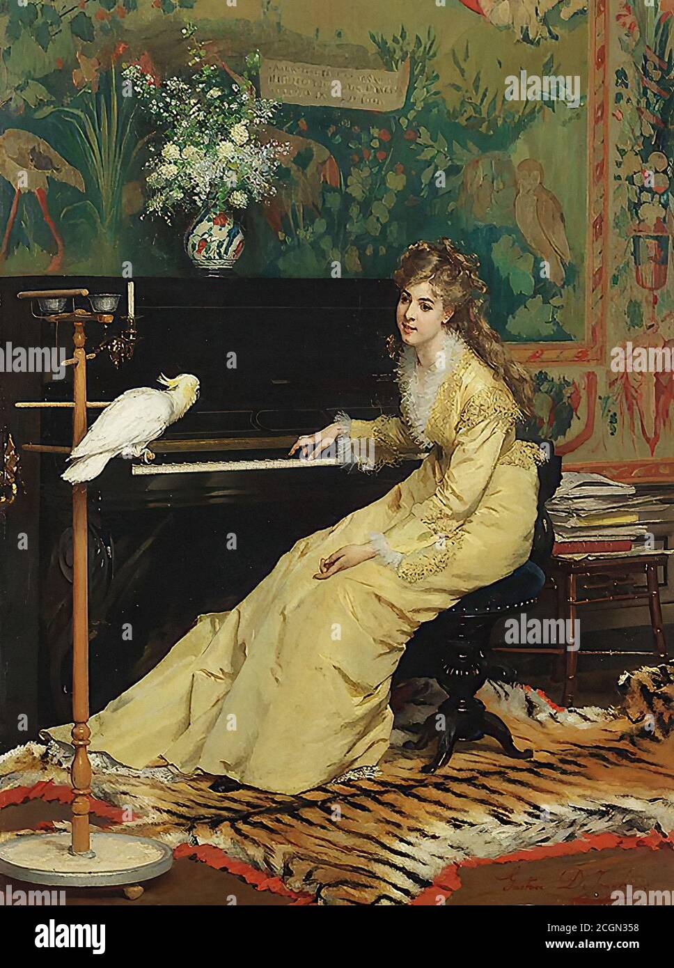 Woman Piano 19th Century High Resolution Stock Photography And Images Alamy