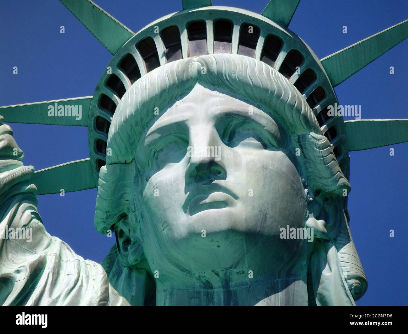 statue of liberty face