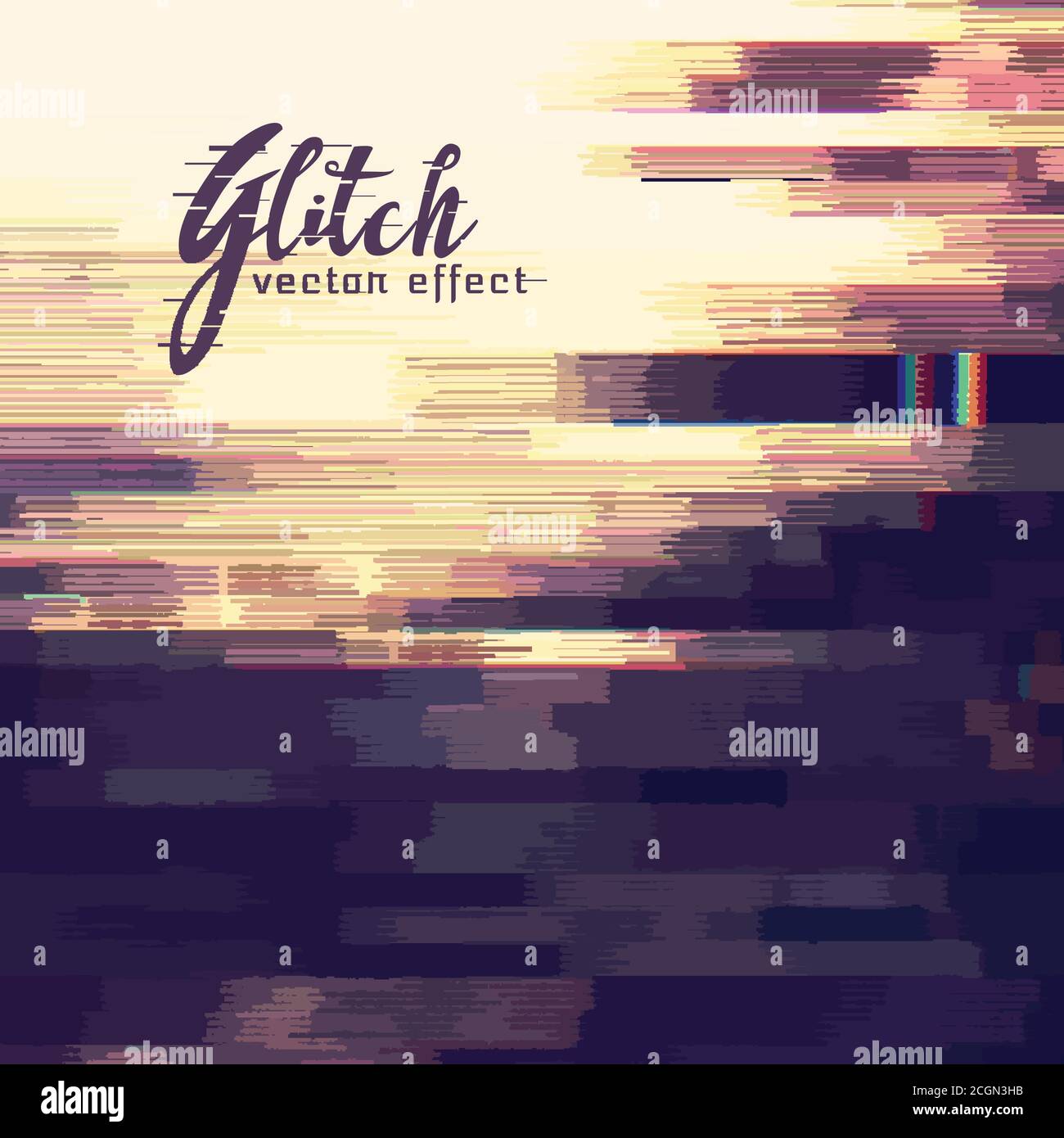 abstract corrupt or glitch background Stock Vector