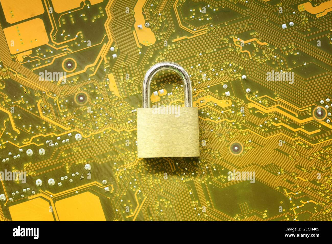 Padlock Key Gold Stock Illustration 154781438