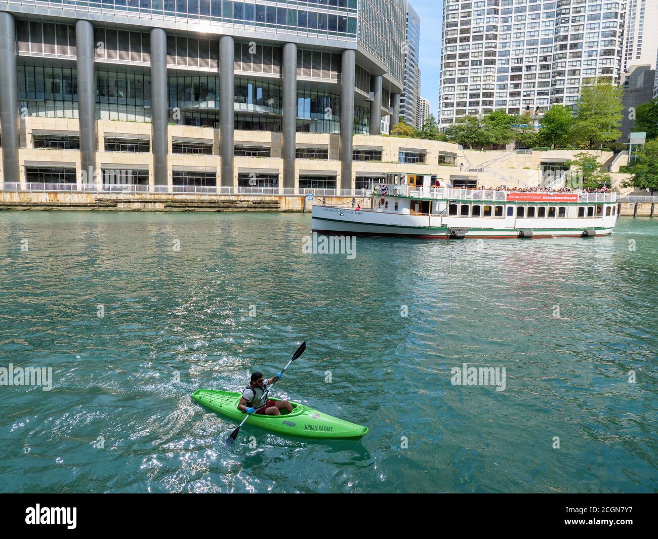 Kayak River Chicago High Resolution Stock Photography and Images - Alamy