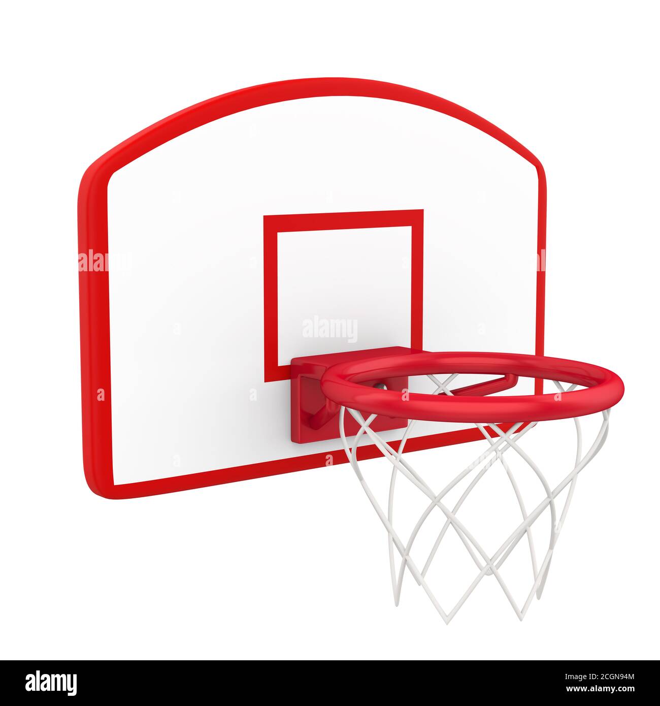 Basketball Hoop Isolated Stock Photo - Download Image Now