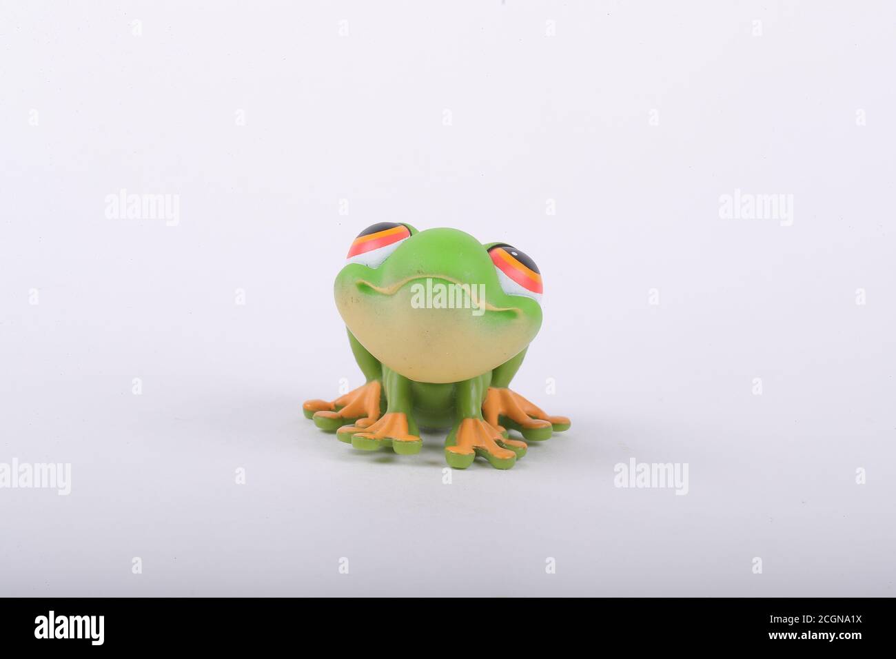 Littlest Pet Shops macro of a Frog on White Photo credit Luke Durda