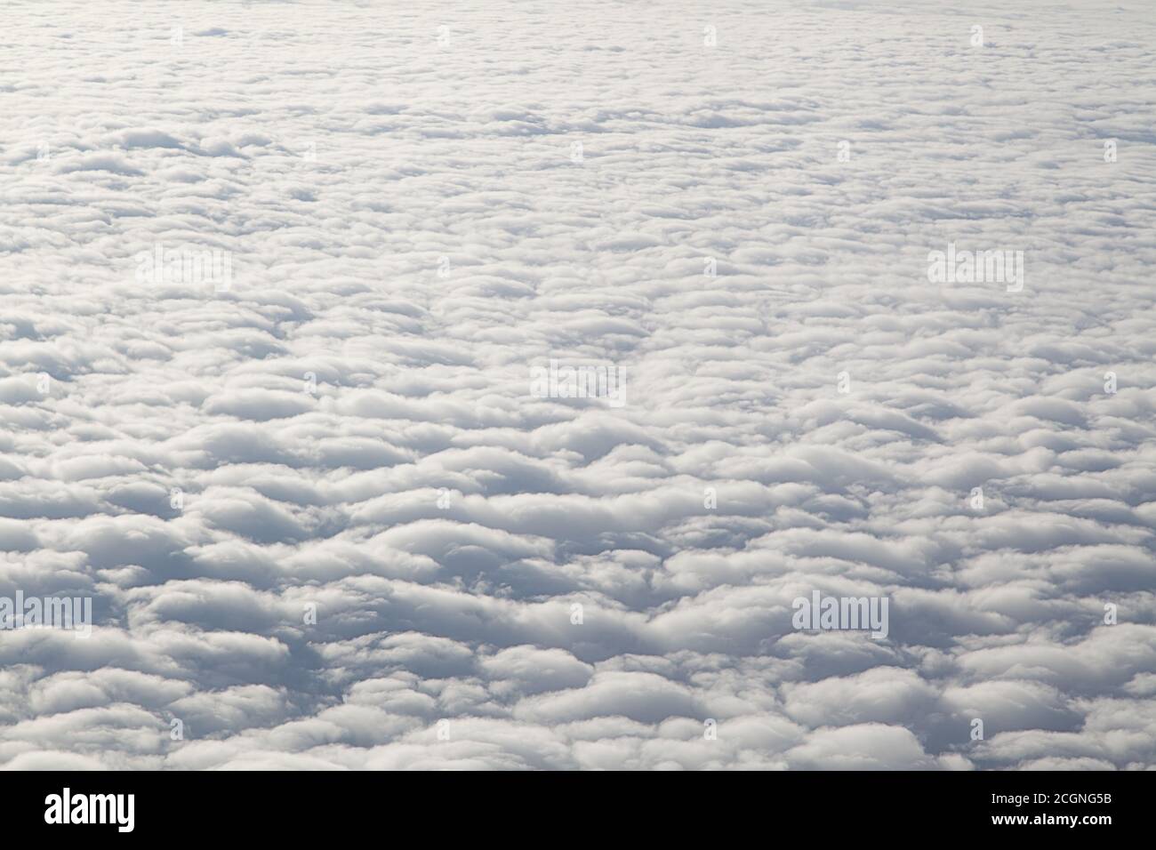 Aerial view of white fluffy clouds Stock Photo - Alamy