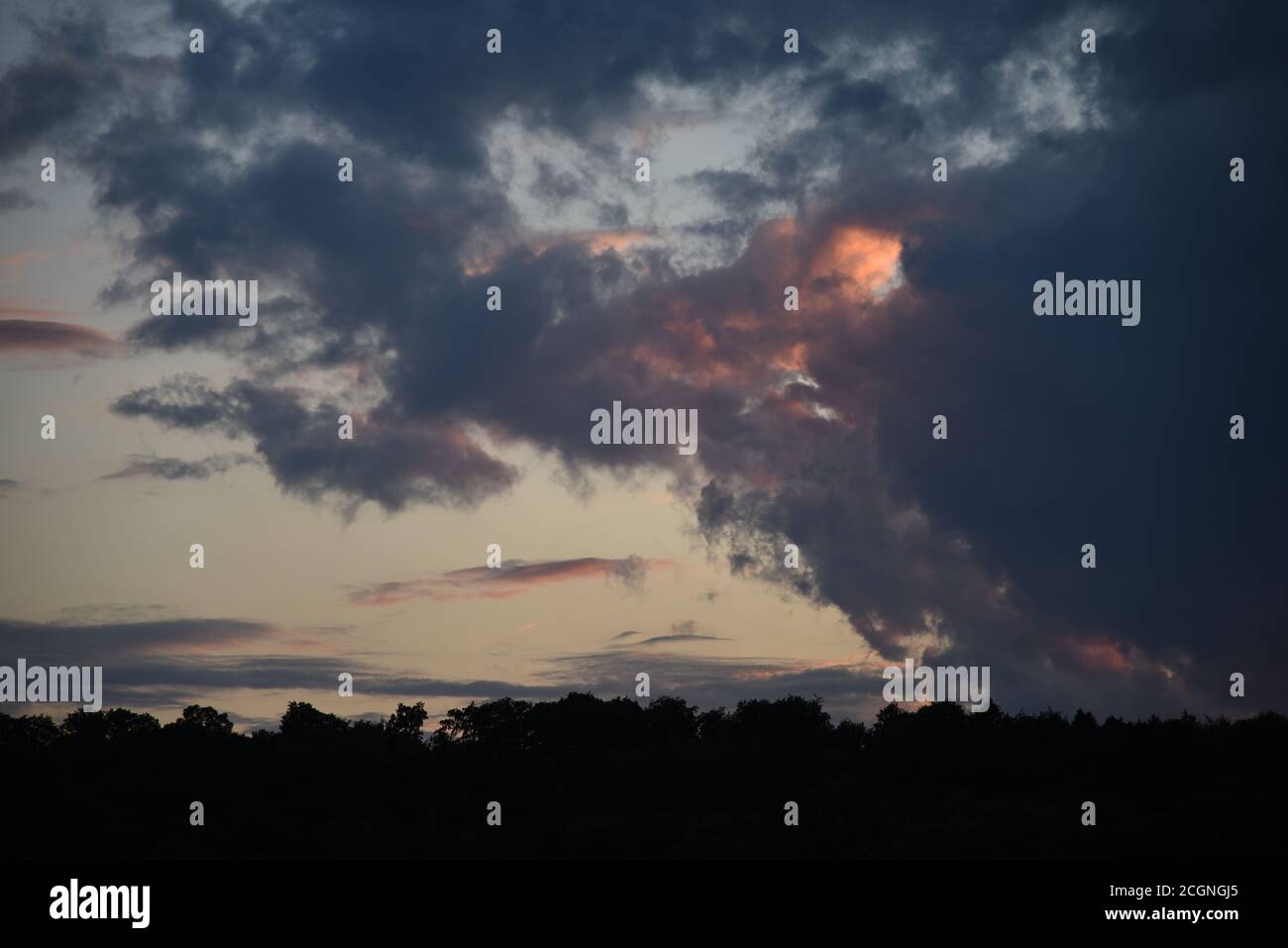 Weather-atmosphere in Ulm Stock Photo