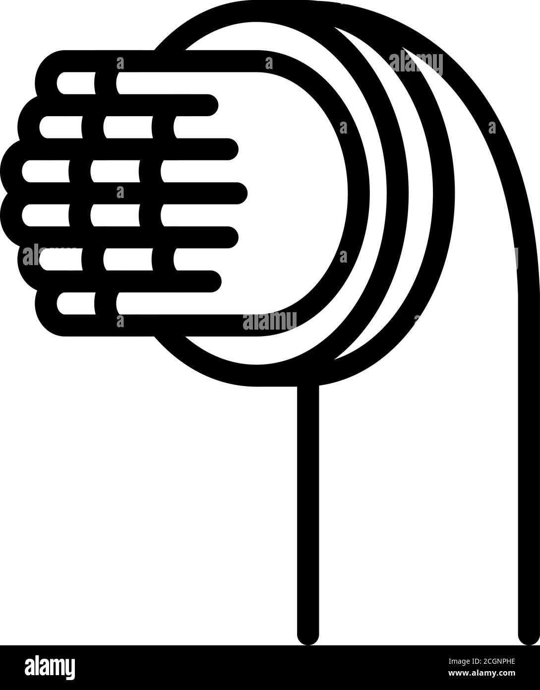 Electric toothbrush kid icon, outline style Stock Vector Image & Art ...