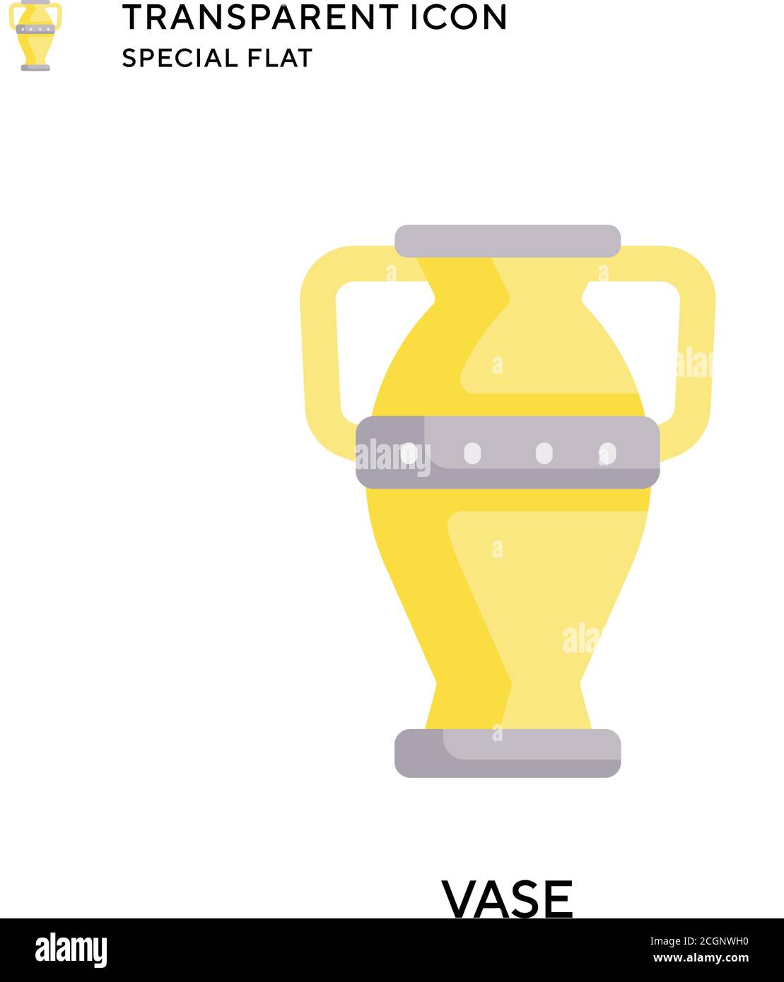 Vase vector icon. Flat style illustration. EPS 10 vector Stock Vector ...