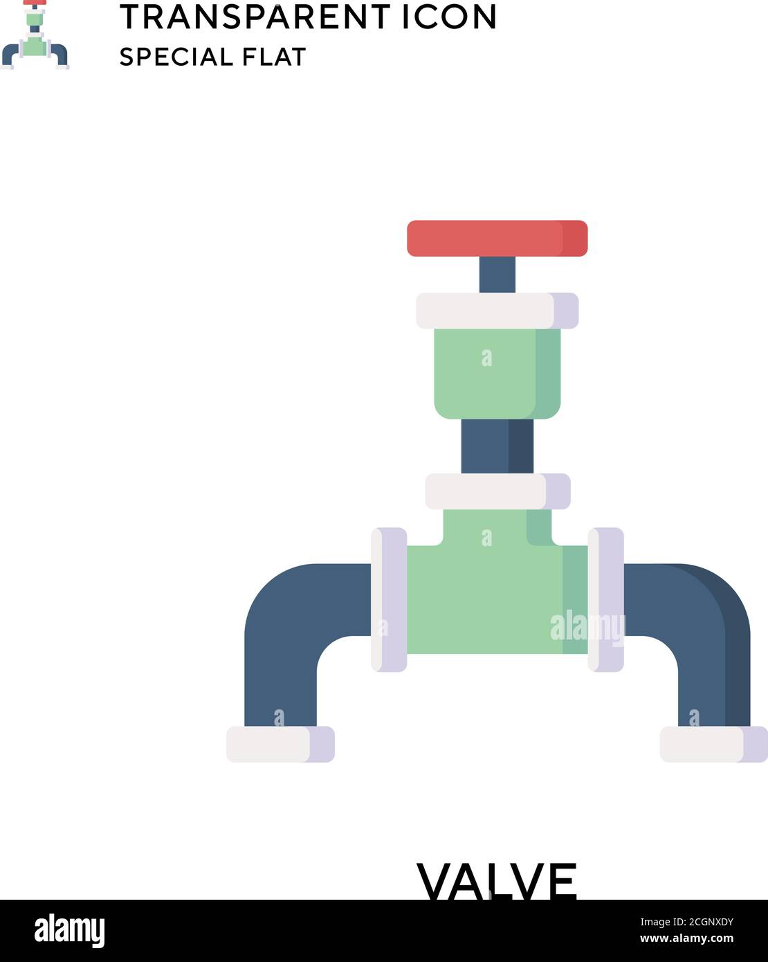 Valve vector icon. Flat style illustration. EPS 10 vector Stock Vector ...