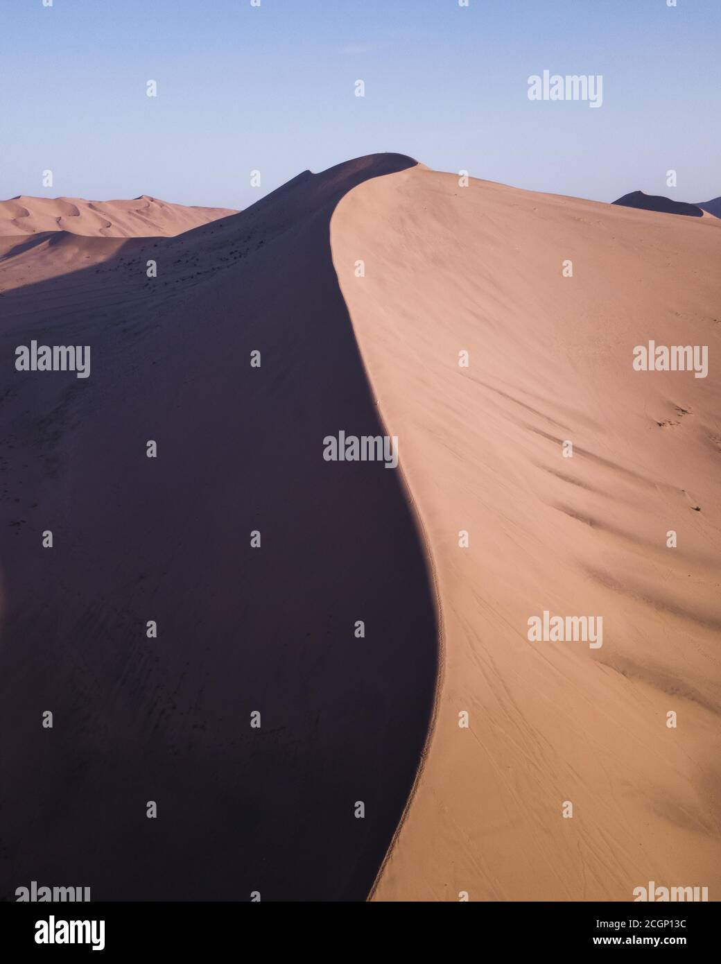 A unique dune in the Gobi Desert, Dunhuang, China Stock Photo - Alamy