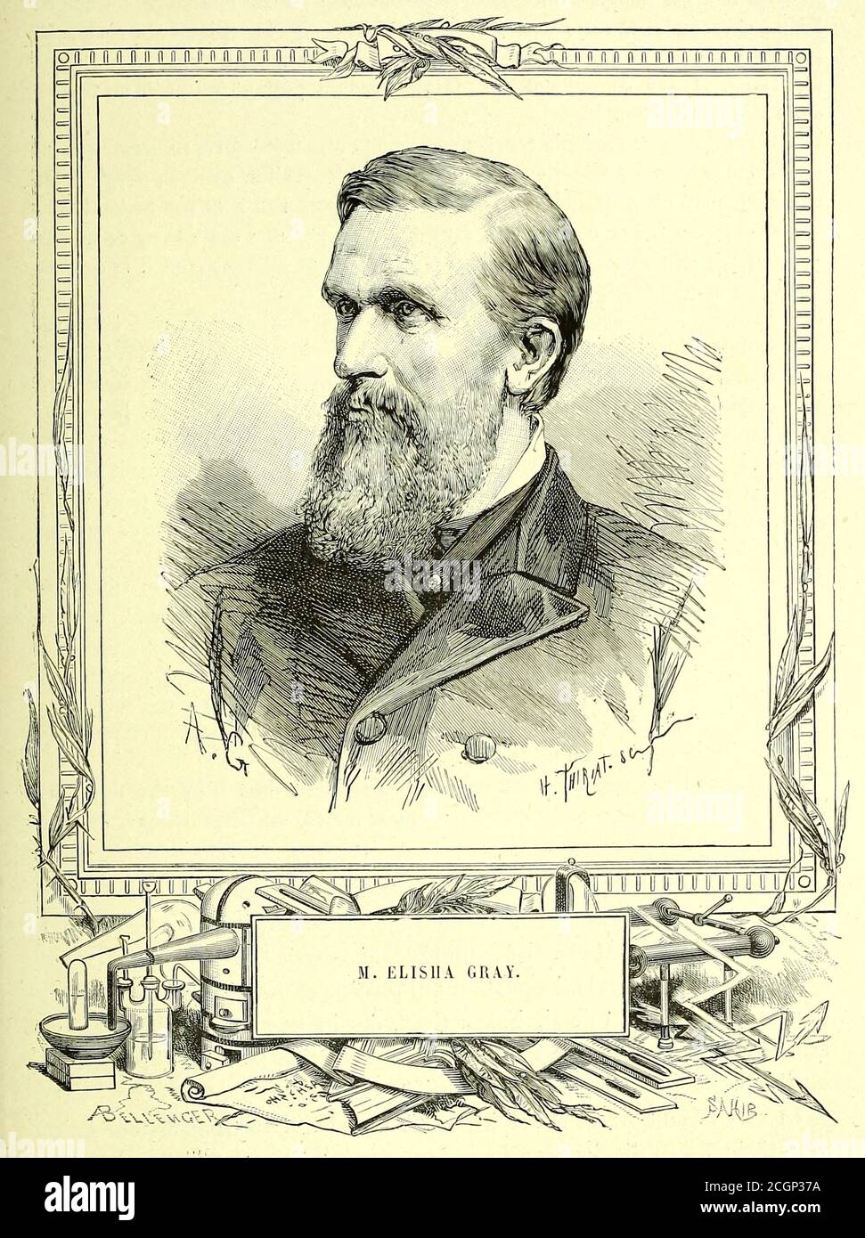 Elisha Gray August 2 15 January 21 1901 Was An American Electrical Engineer Who Co Founded The Western Electric Manufacturing Company Gray Is Best Known For His Development Of A Telephone Prototype
