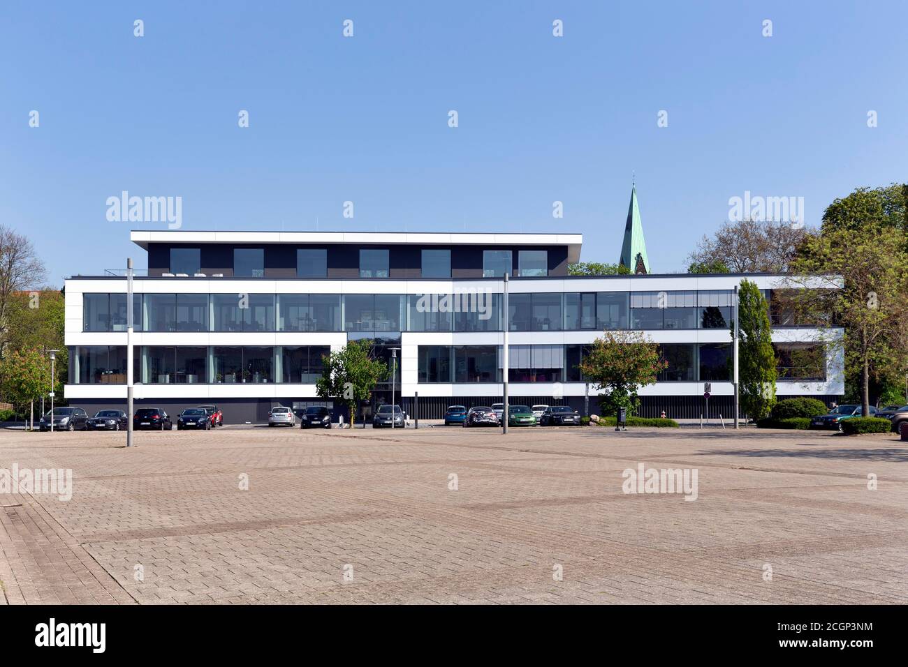 Minden branch of the East Westphalia Chamber of Industry and Commerce to Bielefeld and IHK-Akademie Ostwestfalen, Minden, East Westphalia, North Stock Photo