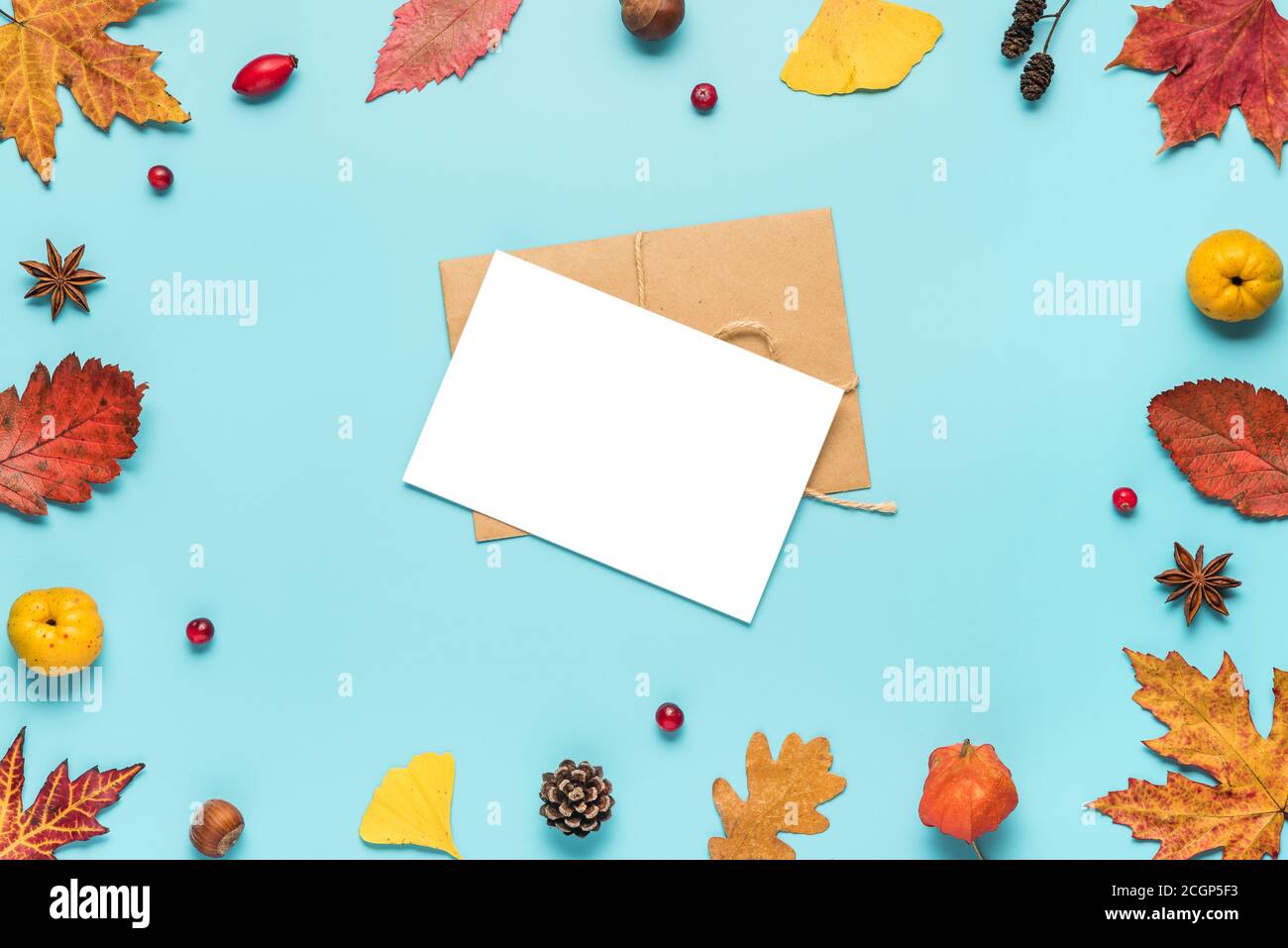 https://c8.alamy.com/comp/2CGP5F3/thanksgiving-autumn-greeting-card-or-invitation-dried-leaves-flowers-nuts-berries-on-blue-background-flat-lay-mock-up-top-view-with-copy-space-2CGP5F3.jpg