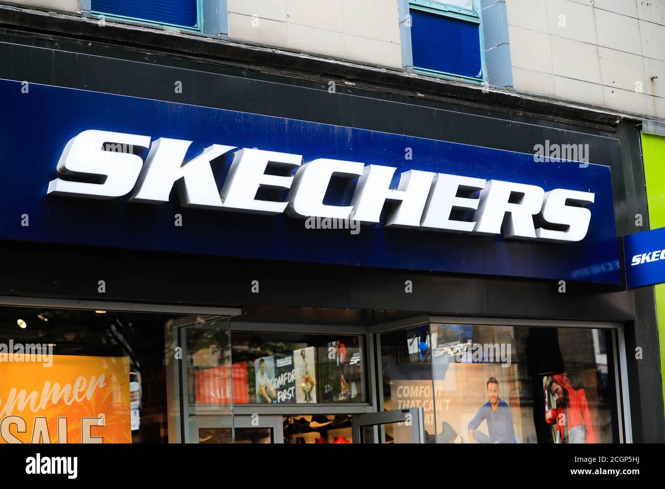 Skechers, Nottingham City Centre Stock Photo - Alamy