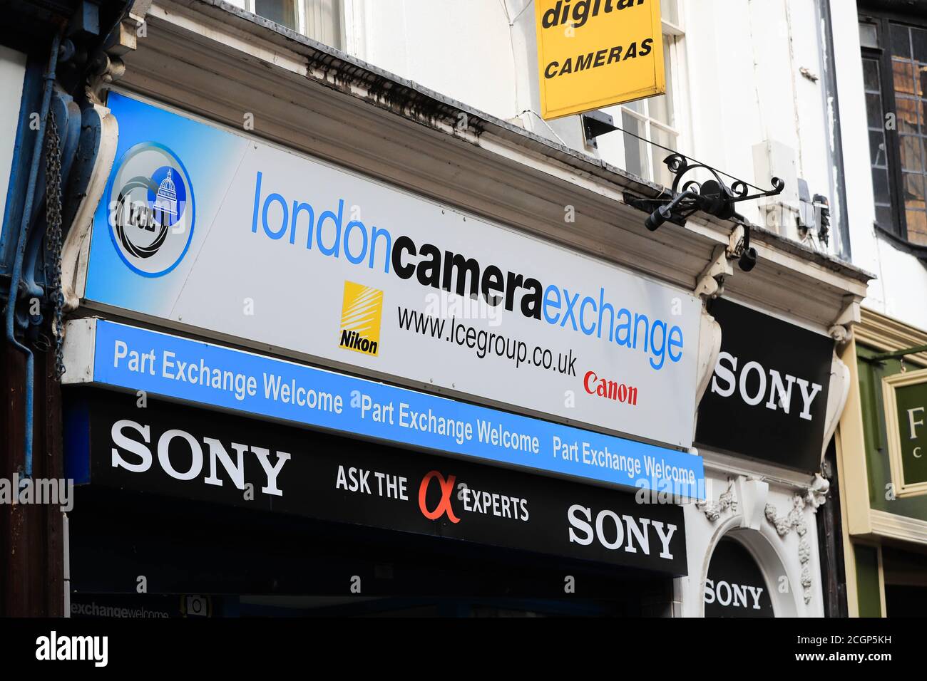 The London Camera Exchange, Nottingham City Centre Stock Photo Alamy