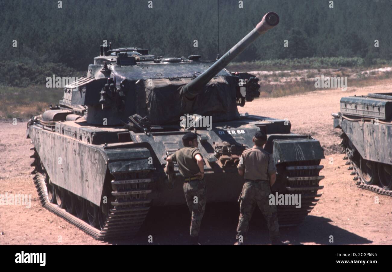 BRITISH ARMY Kampfpanzer Centurion / Main Battle Tank Centurion Stock Photo