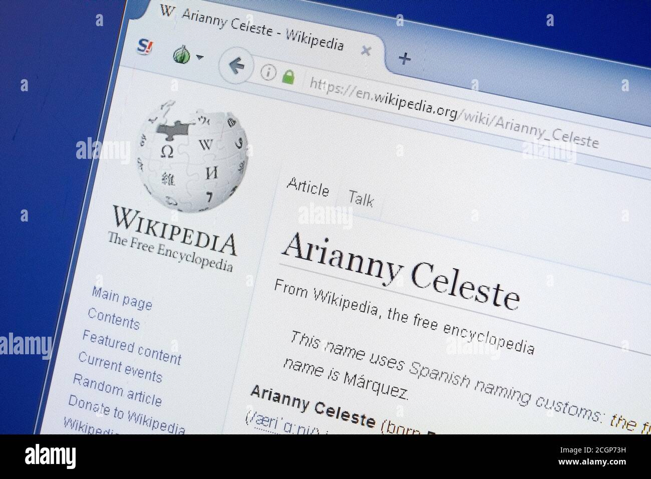 Arianny Celeste Hi Res Stock Photography And Images Alamy