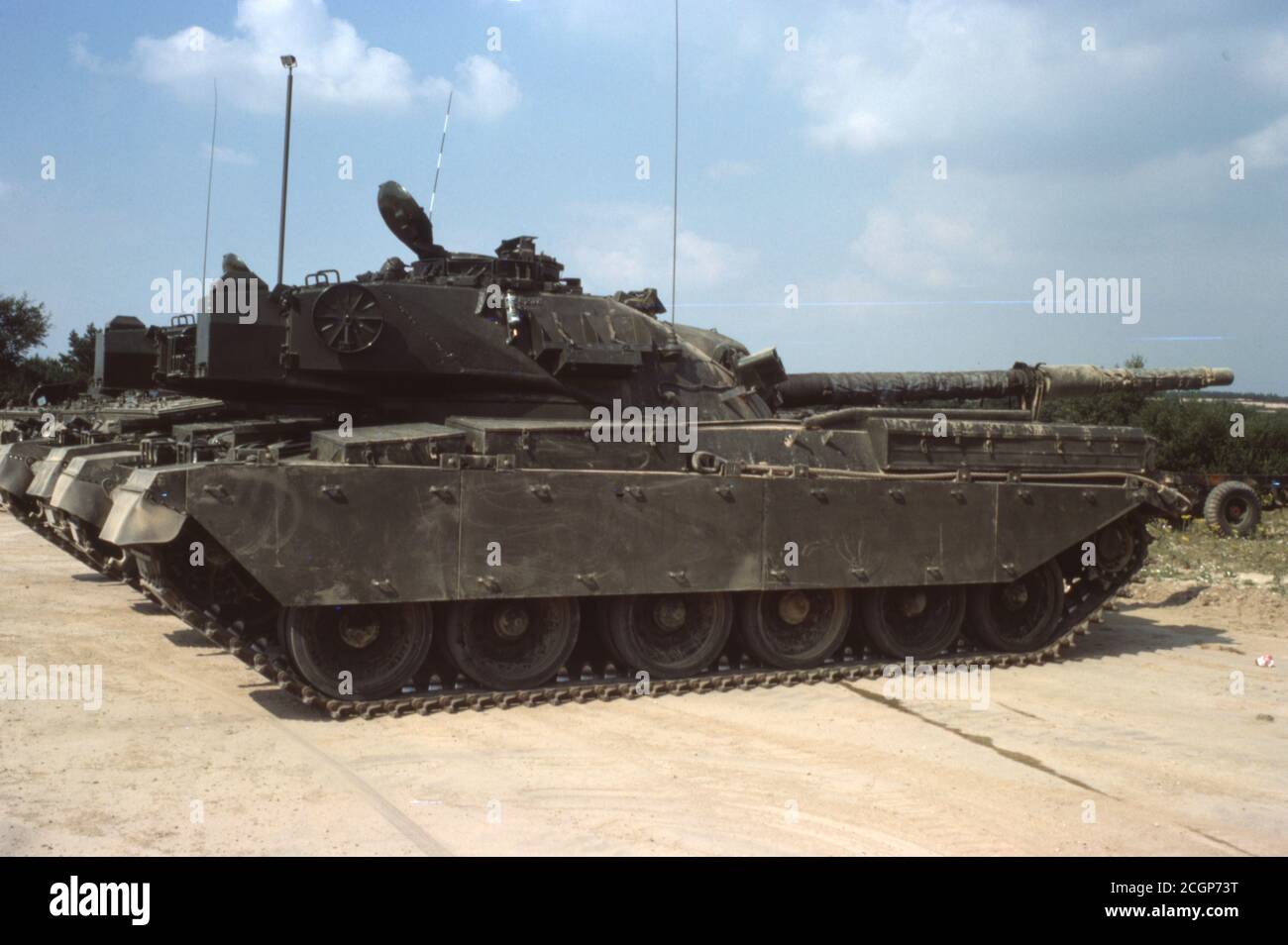 BRITISH ARMY Kampfpanzer Chieftain/ Main Battle Tank Chieftain Stock Photo