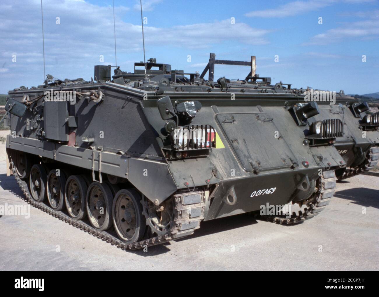BRITISH ARMY Truppentransportpanzer Bulldog / Armoured Personnel Carrier APC FV432 Bulldog Stock Photo