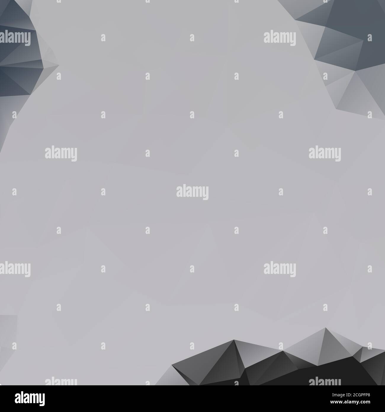 Grey Triangular Designs Low Poly Geometric Polygonal Background Vector Illustration Stock Vector