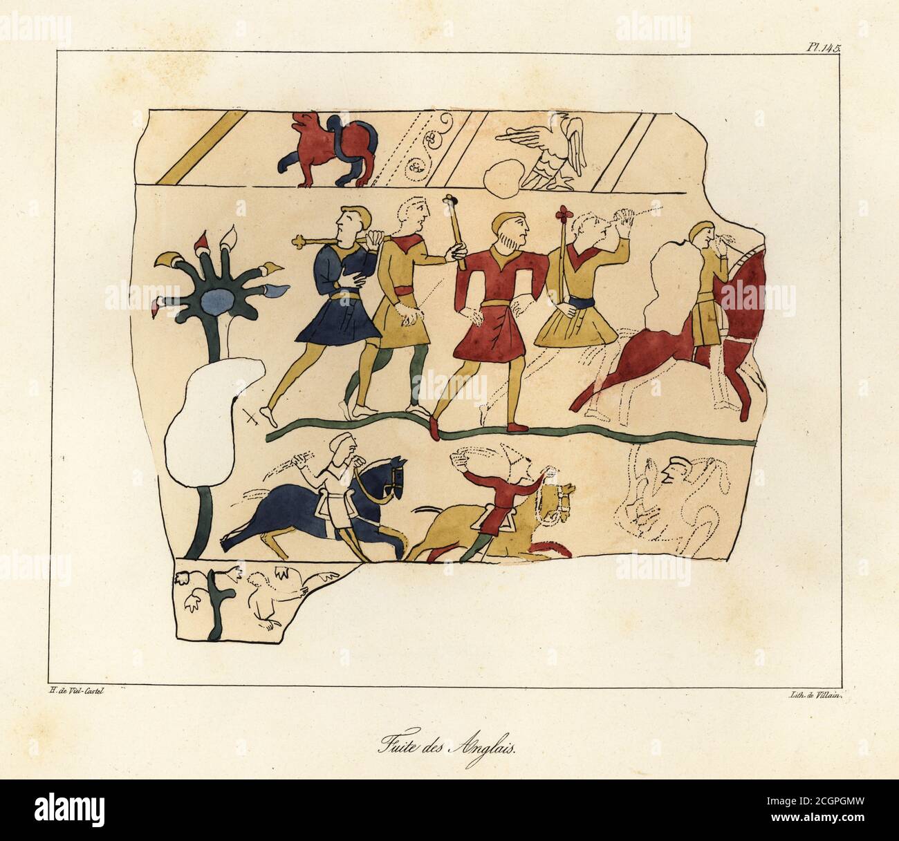 Anglo saxon battle manuscript hi-res stock photography and images - Alamy