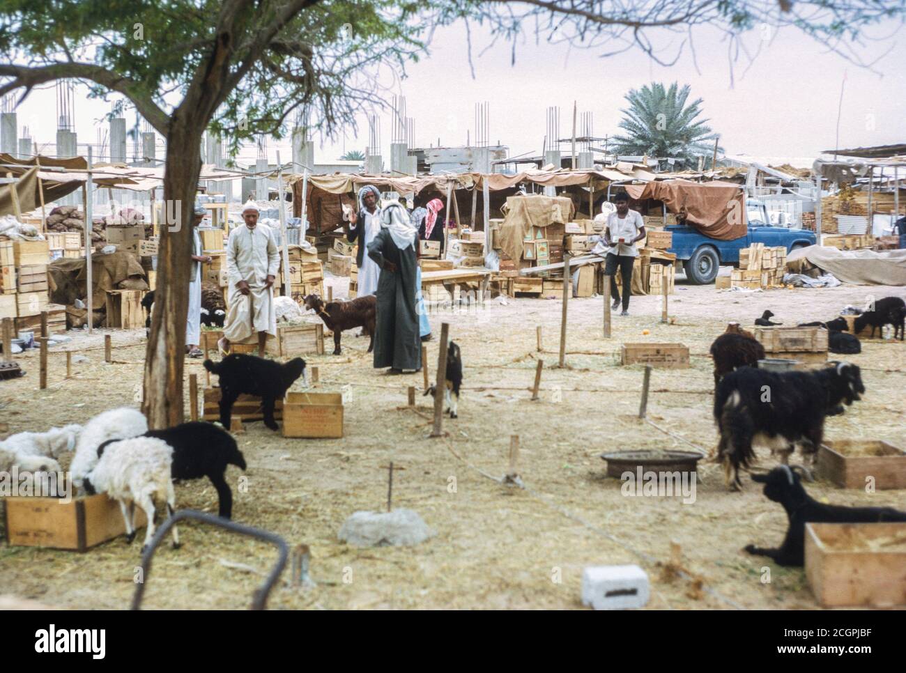 Abu Dhabi, UAE. Old Market. Photographed March 1972 Stock Photo Alamy