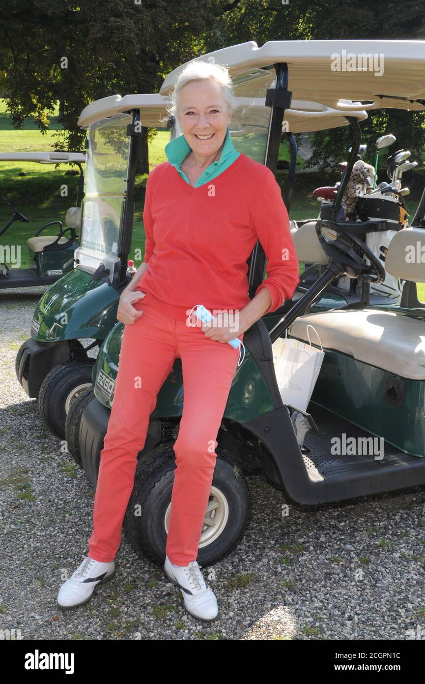 Tutzing, Germany. 12th Sep, 2020. Ursula Prinzessin zu Hohenlohe takes part  in the Tabaluga Golf Cup at the Tutzing Golf Club on Lake Starnberg for the  benefit of the Michael Roll Foundation,