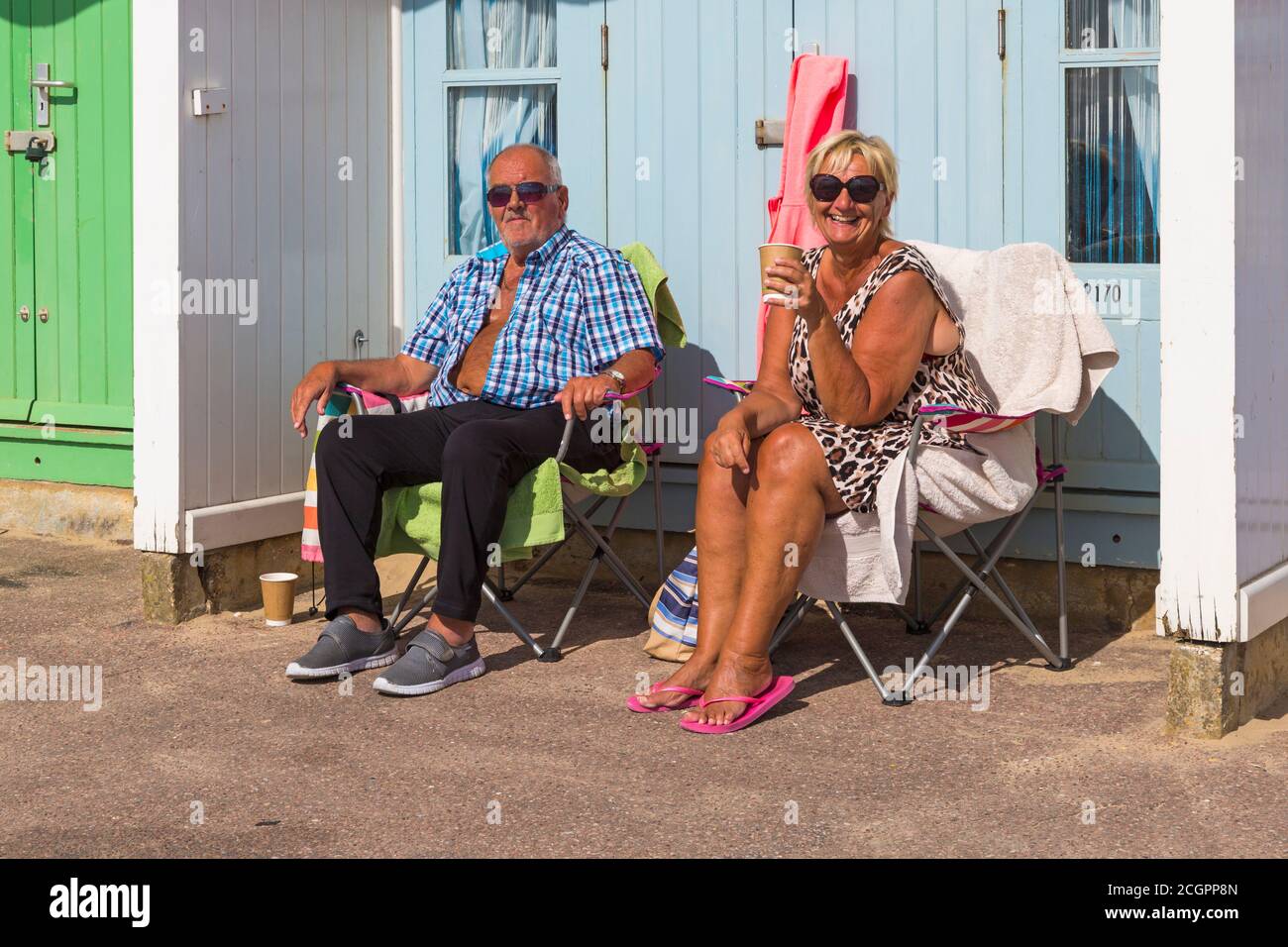 Bournemouth, Dorset UK. 12th September 2020. UK weather: warm with sunny spells as visitors head to the seaside to enjoy the sunshine at Bournemouth beaches. Credit: Carolyn Jenkins/Alamy Live News Stock Photo