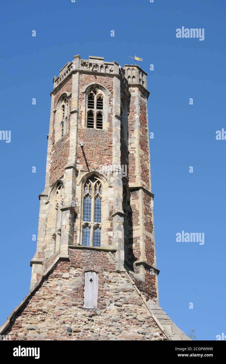 Greyfriars Tower, Tower Gardens, King's Lynn, Norfolk, was once part of an ancient monastery
