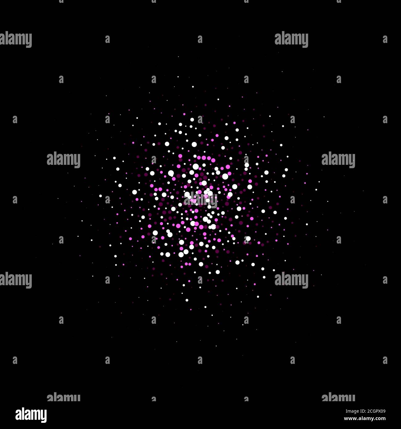 colored shiny splash on black background. Vector illustration. eps 10 Stock Vector