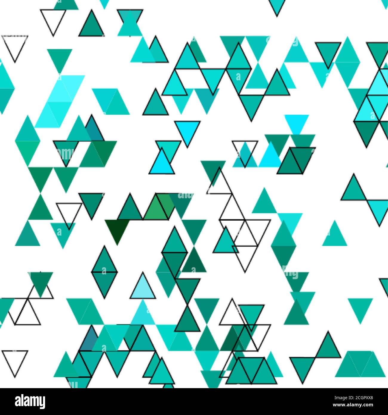 Geometric blue background with triangular polygons. Abstract design. Vector illustration. eps 10 Stock Vector
