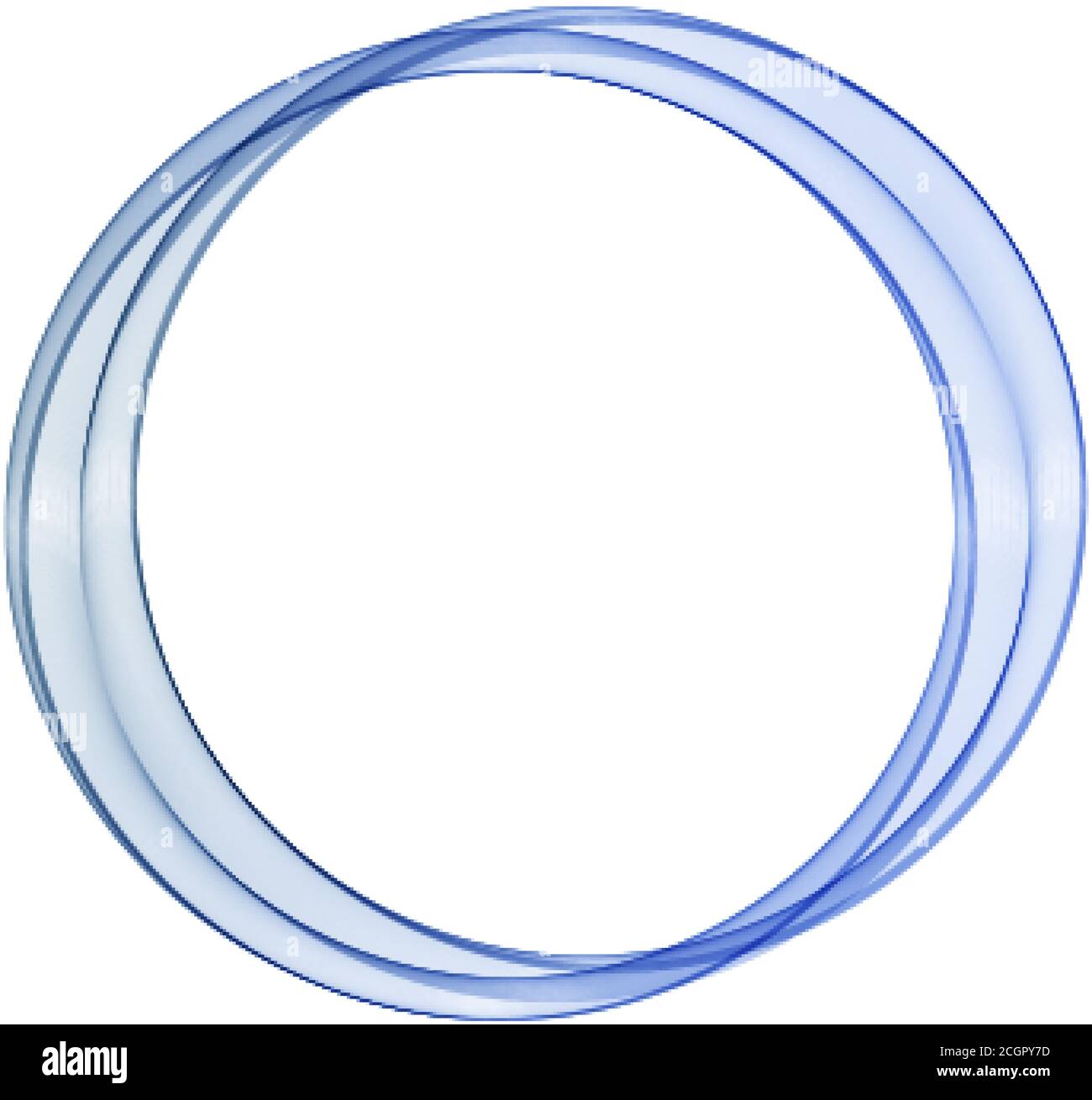 Abstract swirl energy circle Blue element design wave. eps 10 Stock Vector