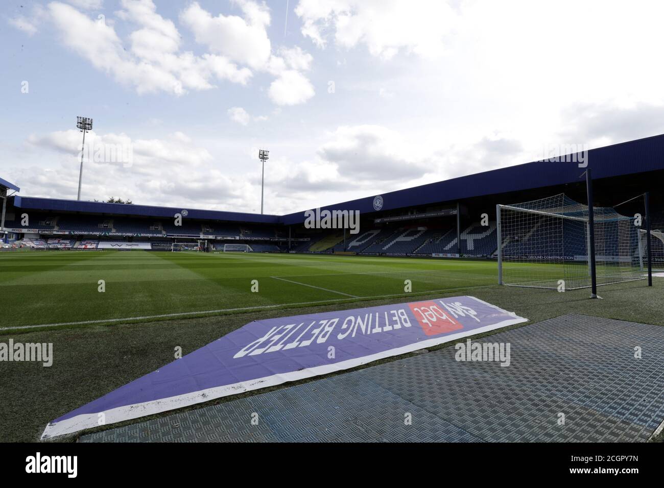 A general view of the The Kiyan Prince Foundation Stadium ahead of the Sky Bet Championship match between QPR and Nottingham Forest. Stock Photo