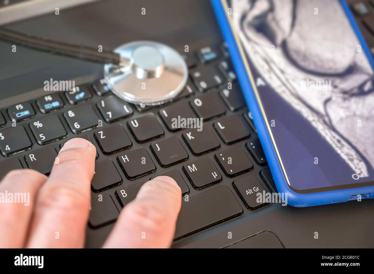 Digital health record as a future model with privacy risks Stock Photo
