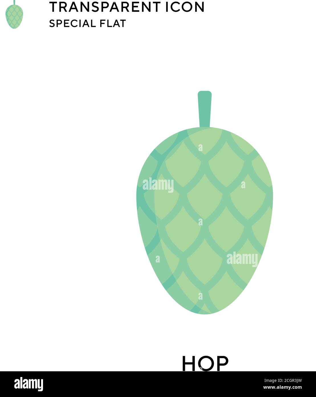 Hop vector icon. Flat style illustration. EPS 10 vector Stock Vector ...