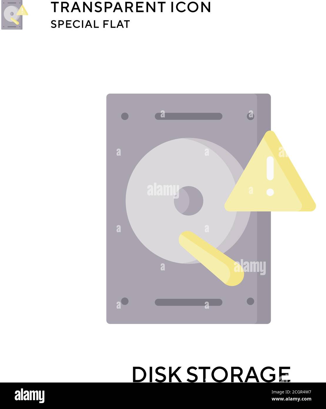 Disk storage vector icon. Flat style illustration. EPS 10 vector Stock ...