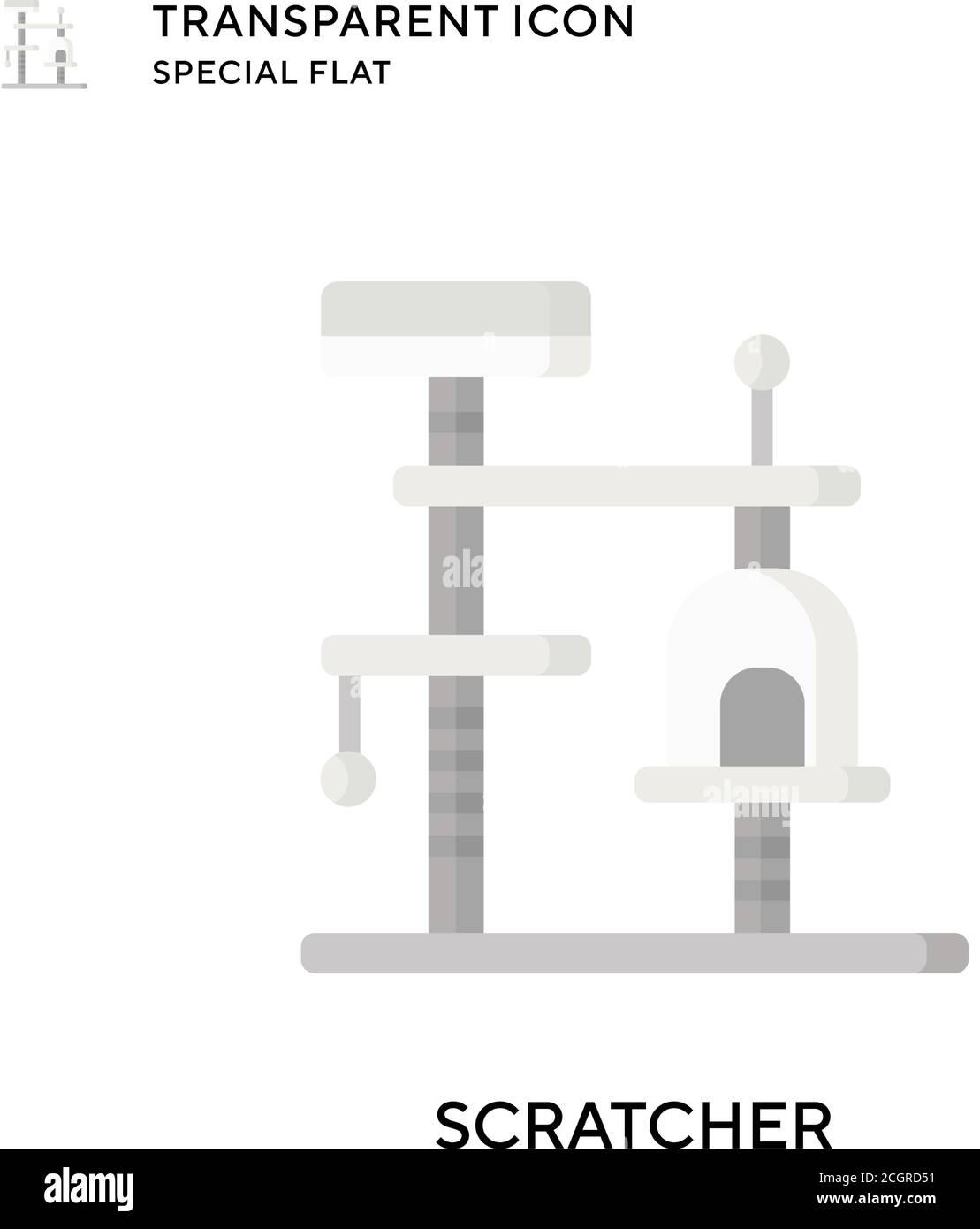 Scratcher vector icon. Flat style illustration. EPS 10 vector Stock ...