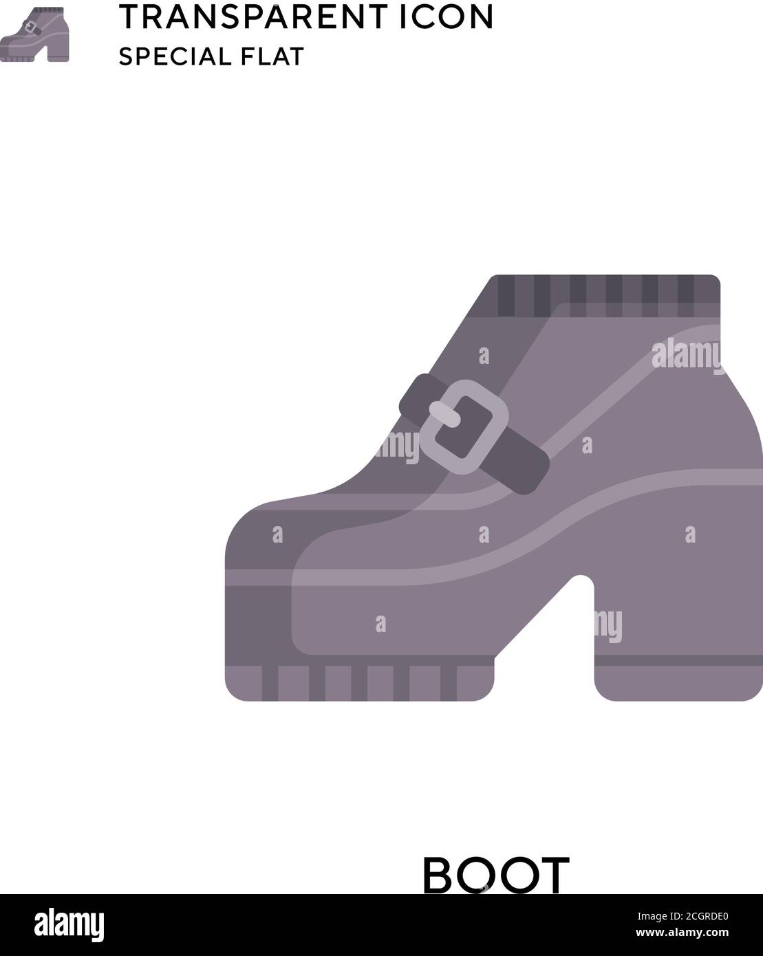 Boot vector icon. Flat style illustration. EPS 10 vector Stock Vector ...
