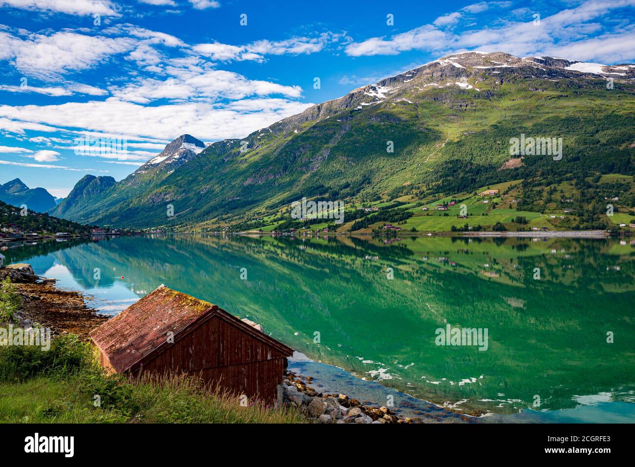 Beautiful Nature Norway natural landscape. Stock Photo