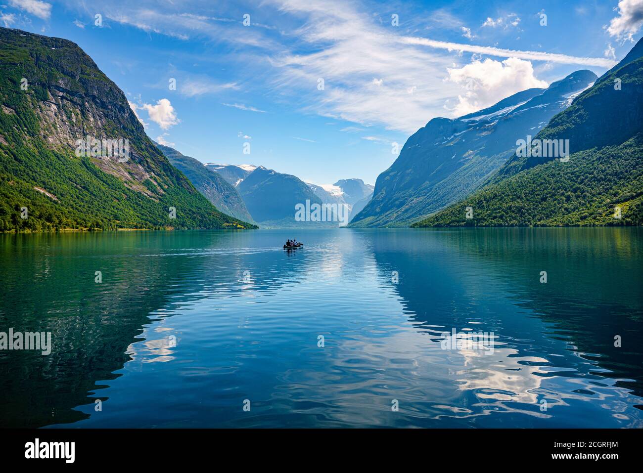 Beautiful Nature Norway natural landscape. Stock Photo