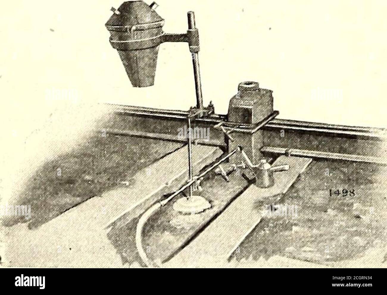 Electric railway journal . Final Luting ProcessBlowing Powdered 