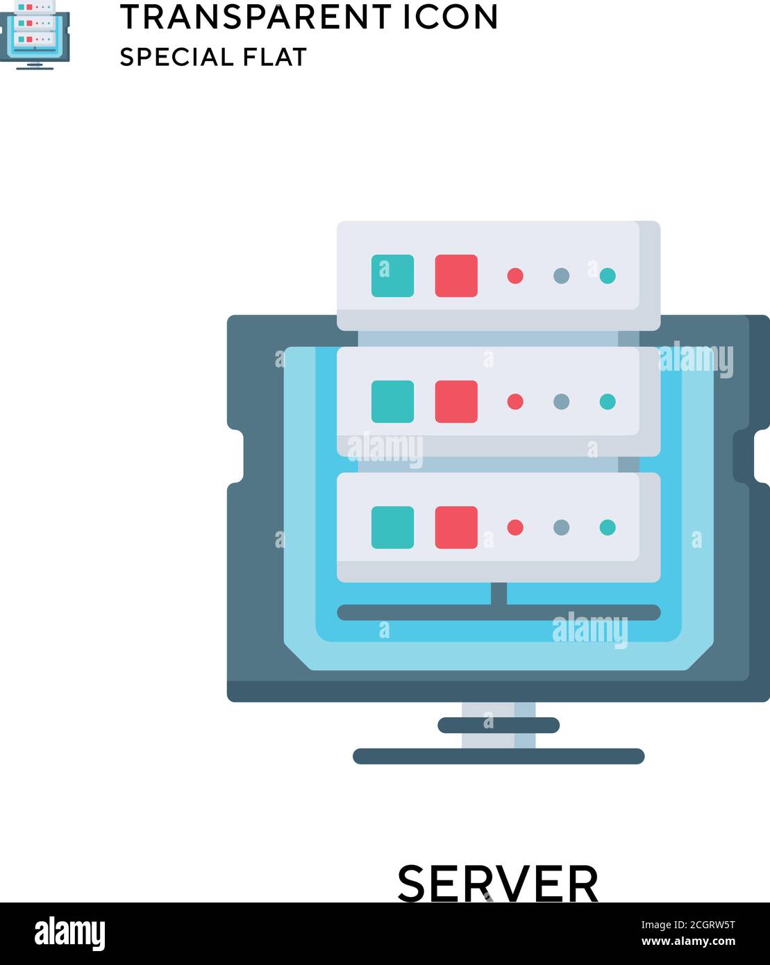 Big data center cabinet Stock Vector Images - Alamy